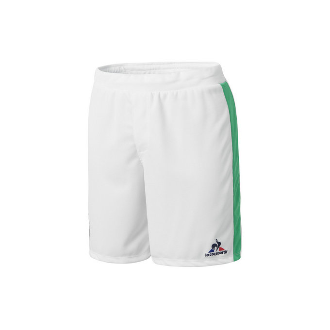 Le Coq Sportif As Saint Etienne Short Optical Blanc Shorts / Bermudas Homme